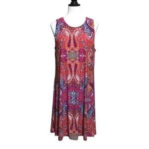 Anne Klein Multicolor Paisley Dress